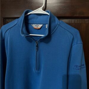 Callaway & Toyota Royal Blue Quarter-Zip Top